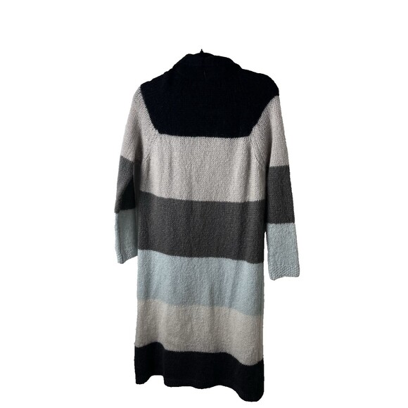 Free People Over The Rainbow Cardigan‎ Duster Sweater M Color Block Artsy Boho - Picture 4 of 5